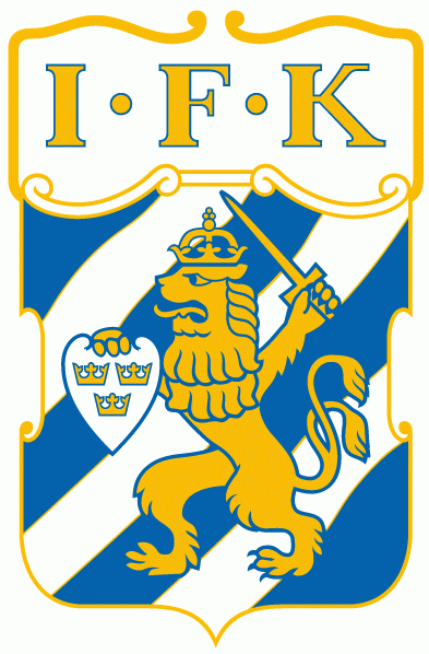 ifk goteborg pres primary logo DTF transfer for t shirt